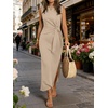 image:imageANRABESS Womens Summer WrinkleFree Tank Maxi DressApricot
