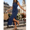 image:imageANRABESS Womens Summer WrinkleFree Tank Maxi DressNavy Blue