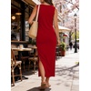 image:imageANRABESS Womens Summer WrinkleFree Tank Maxi DressRed