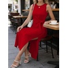 image:imageANRABESS Womens Summer WrinkleFree Tank Maxi DressRed