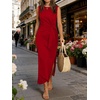 image:imageANRABESS Womens Summer WrinkleFree Tank Maxi DressRed