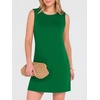 image:imageANRABESS Womens Wrinkle Free Summer Casual Sleeveless Mini DressesGreen