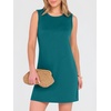 image:imageANRABESS Womens Wrinkle Free Summer Casual Sleeveless Mini DressesLake Blue