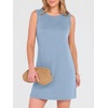 image:imageANRABESS Womens Wrinkle Free Summer Casual Sleeveless Mini DressesLight Blue
