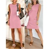 image:imageANRABESS Womens Wrinkle Free Summer Casual Sleeveless Mini DressesPink
