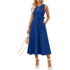 image:imageANRABESS Women Formal Sleeveless Midi Dress Royal Blue Small