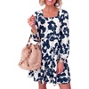 Navy Blue Floral