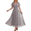 Khaki Polka Dot Gray