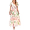 Pink Green Floral