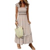 Khaki White Stripes