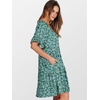 image:imageANRABESS Dresses for Women Summer Casual V Neck Ruffle Sleeve Mini DressGreen Blue Floral