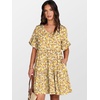 image:imageANRABESS Dresses for Women Summer Casual V Neck Ruffle Sleeve Mini DressYellow Red White Floral