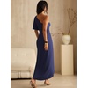 image:imageANRABESS Women One Shoulder Formal Wedding Guest DressNavy Blue
