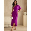 image:imageANRABESS Women One Shoulder Formal Wedding Guest DressPurple