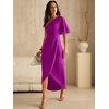 image:imageANRABESS Women One Shoulder Formal Wedding Guest DressPurple