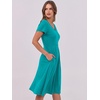 image:imageANRABESS Women Summer Casual Short Sleeve A Line Midi Dresses with PocketLake