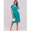image:imageANRABESS Women Summer Casual Short Sleeve A Line Midi Dresses with PocketLake