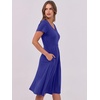image:imageANRABESS Women Summer Casual Short Sleeve A Line Midi Dresses with PocketRoyal Blue