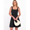 image:imageANRABESS Women Summer Sleeveless Square Neck Cocktail Dress 2026 ALine Casual Formal Beach Vacation Party Mini Dress Black Medium