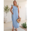 image:imageANRABESS Women Summer Sundress Wrinkle Free Sleeveless Maxi Dress ampPocketsLight Blue