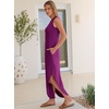 image:imageANRABESS Women Summer Sundress Wrinkle Free Sleeveless Maxi Dress ampPocketsPurple Red