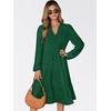 image:imageANRABESS Womens Long Sleeve Midi DressesForest Green