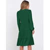 image:imageANRABESS Womens Long Sleeve Midi DressesForest Green