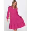 image:imageANRABESS Womens Long Sleeve Midi DressesHot Pink