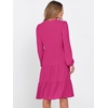 image:imageANRABESS Womens Long Sleeve Midi DressesHot Pink