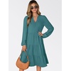 image:imageANRABESS Womens Long Sleeve Midi DressesLake