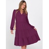 image:imageANRABESS Womens Long Sleeve Midi DressesPurple Red
