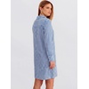 image:imageANRABESS Womens Long Sleeve Striped Fall Shift Shirt DressBlue White Stripe