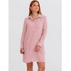 image:imageANRABESS Womens Long Sleeve Striped Fall Shift Shirt DressRed White Stripe