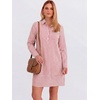 image:imageANRABESS Womens Long Sleeve Striped Fall Shift Shirt DressRed White Stripe