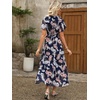 image:imageANRABESS Womens Summer Casual Boho Chiffon Maxi Dress Wedding Guest DressesNavy Flor