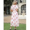 image:imageANRABESS Womens Summer Casual Boho Chiffon Maxi Dress Wedding Guest DressesRed Flor