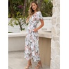 image:imageANRABESS Womens Summer Casual Boho Chiffon Maxi Dress Wedding Guest DressesWhite Flor