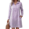 Purple White Stripe
