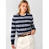image:imageANRABESS Cardigan Sweaters for Women Button Up 2026 Fall OutfitsDeep Blue White Stripe