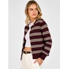 image:imageANRABESS Cardigan Sweaters for Women Button Up 2026 Fall OutfitsRed Apricot Stripe