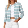 image:imageANRABESS Cardigan Sweaters for Women Button Up 2026 Fall OutfitsBlue White Stripe