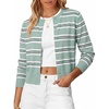 Green White Stripe