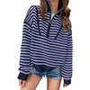 Striped Navy Purple