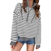 Striped White Grey