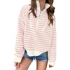 Striped White Light Pink